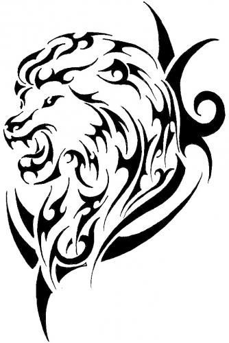 Publi le 23 03 2008 1200 par stickerscala lion tribal